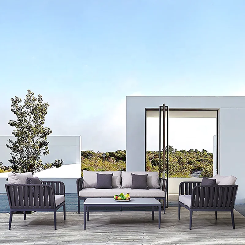 Outdoor Furniture Set Sale - z Moderne patio conversatie loveseat bankmeubilair