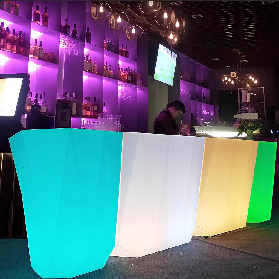 Outdoor Furniture Rental For Party - Outdoor Light Emitting Diode Bar Gebruikt