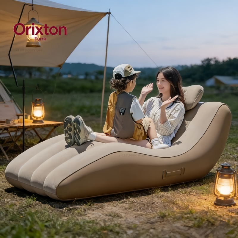 Outdoor Furniture Pillows - Draagbare, zelfopblaasbare loungestoel voor buiten -