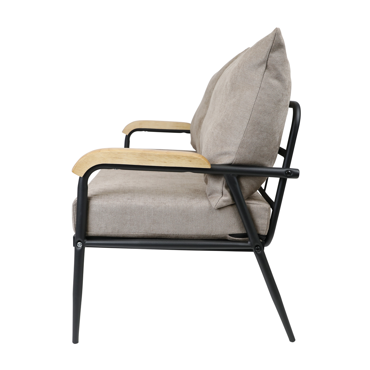 Outdoor Furniture Set Sale - # 2-zits stoffen tuinset, metalen tuinmeubelen,