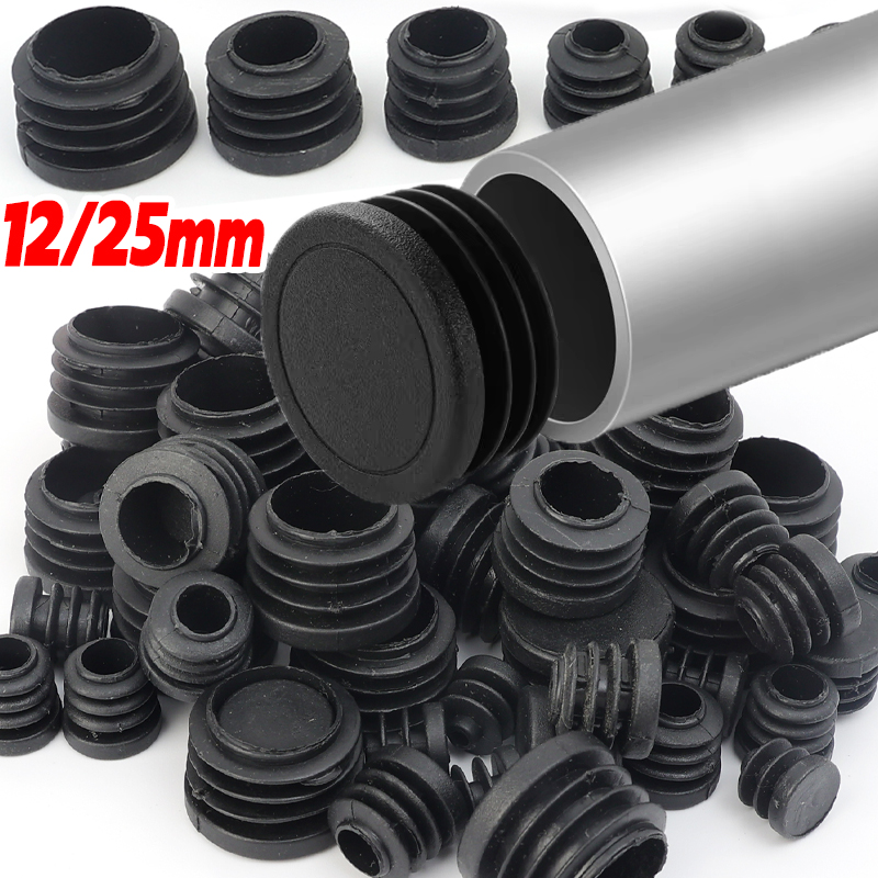 Outdoor Furniture Glider - 20-100 Stuks Ronde Stalen Pijp Plastic