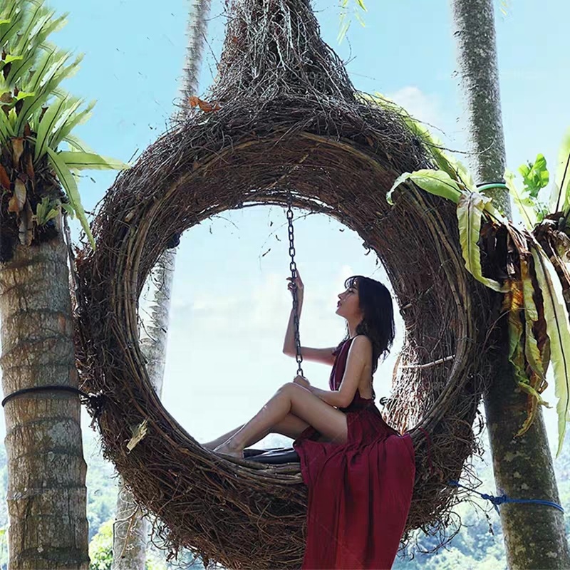 Outdoor Furniture In Bali - Hot Sale Bali Style Vogelnest Schommel