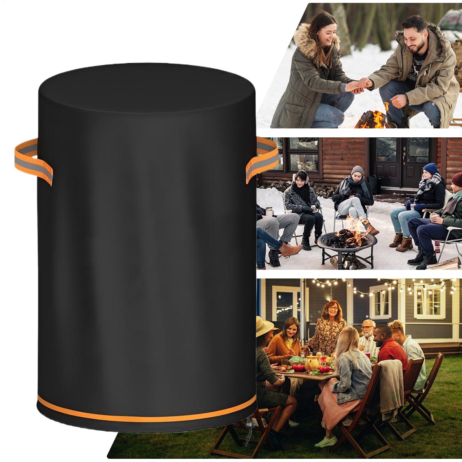 Outdoor Furniture Heavy Duty - Vuurplaatskolomhoes, zware kwaliteit, waterdicht, bescherming voor