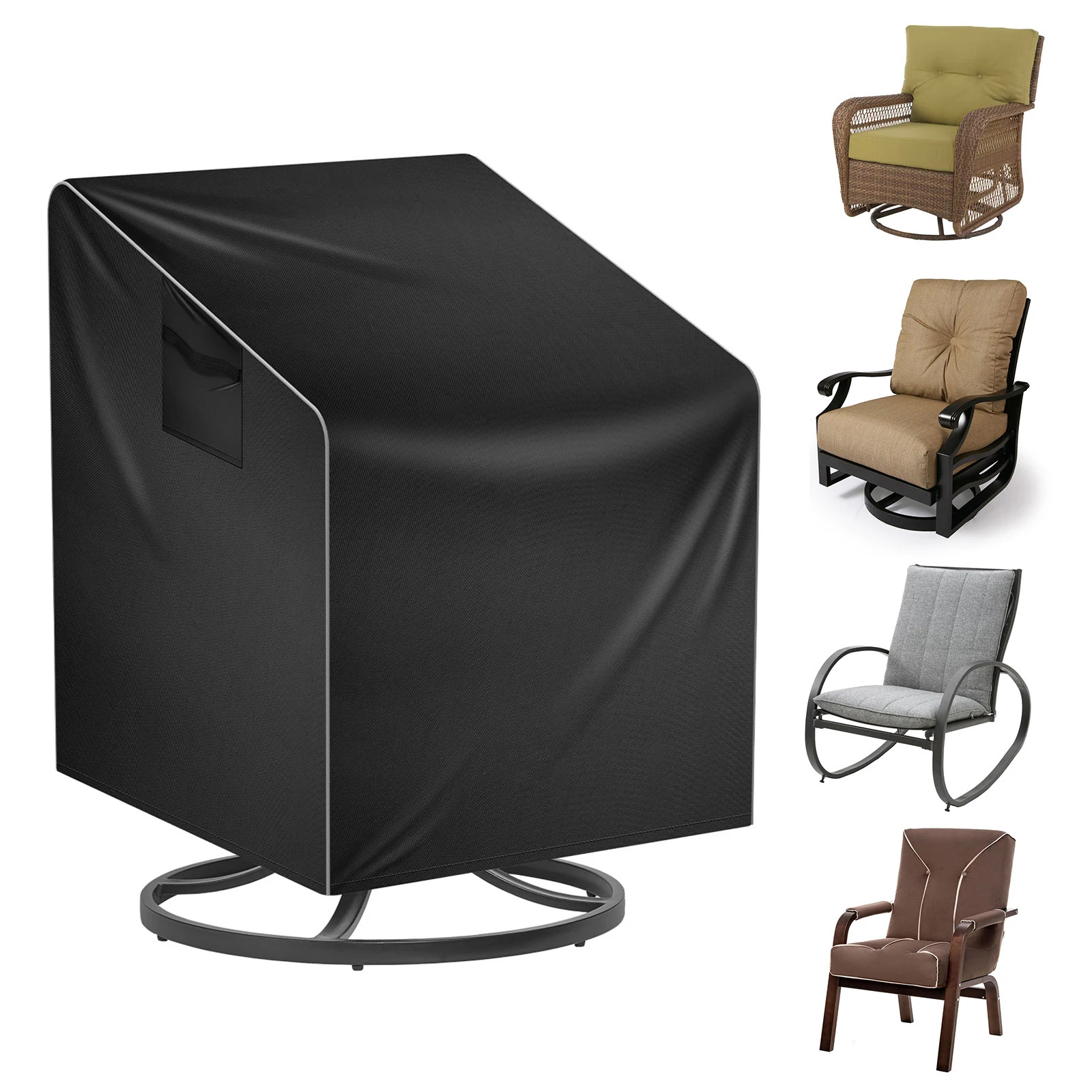 Outdoor Furniture Heavy Duty - Outdoor verdikkingsstoel stofkap waterdicht tuin universeel