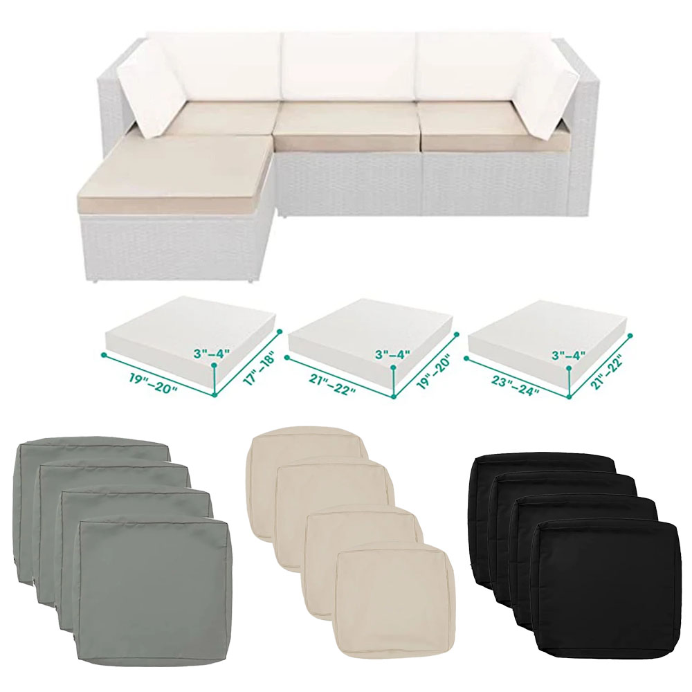 1-4 Set bankkussen buiten tuin - Outdoor Furniture Set Sale recensie en prijs