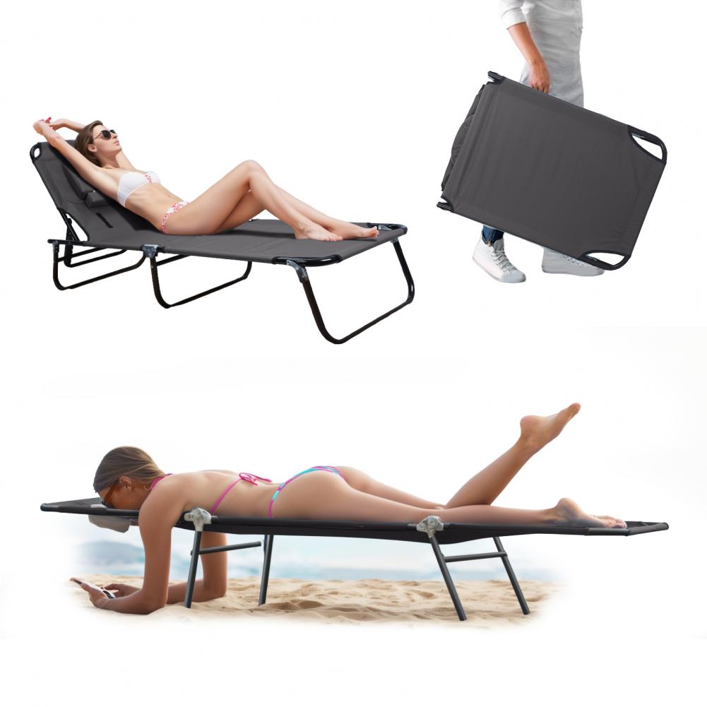 Robuust opvouwbaar campingbedj - Outdoor Furniture Pillows recensie en prijs