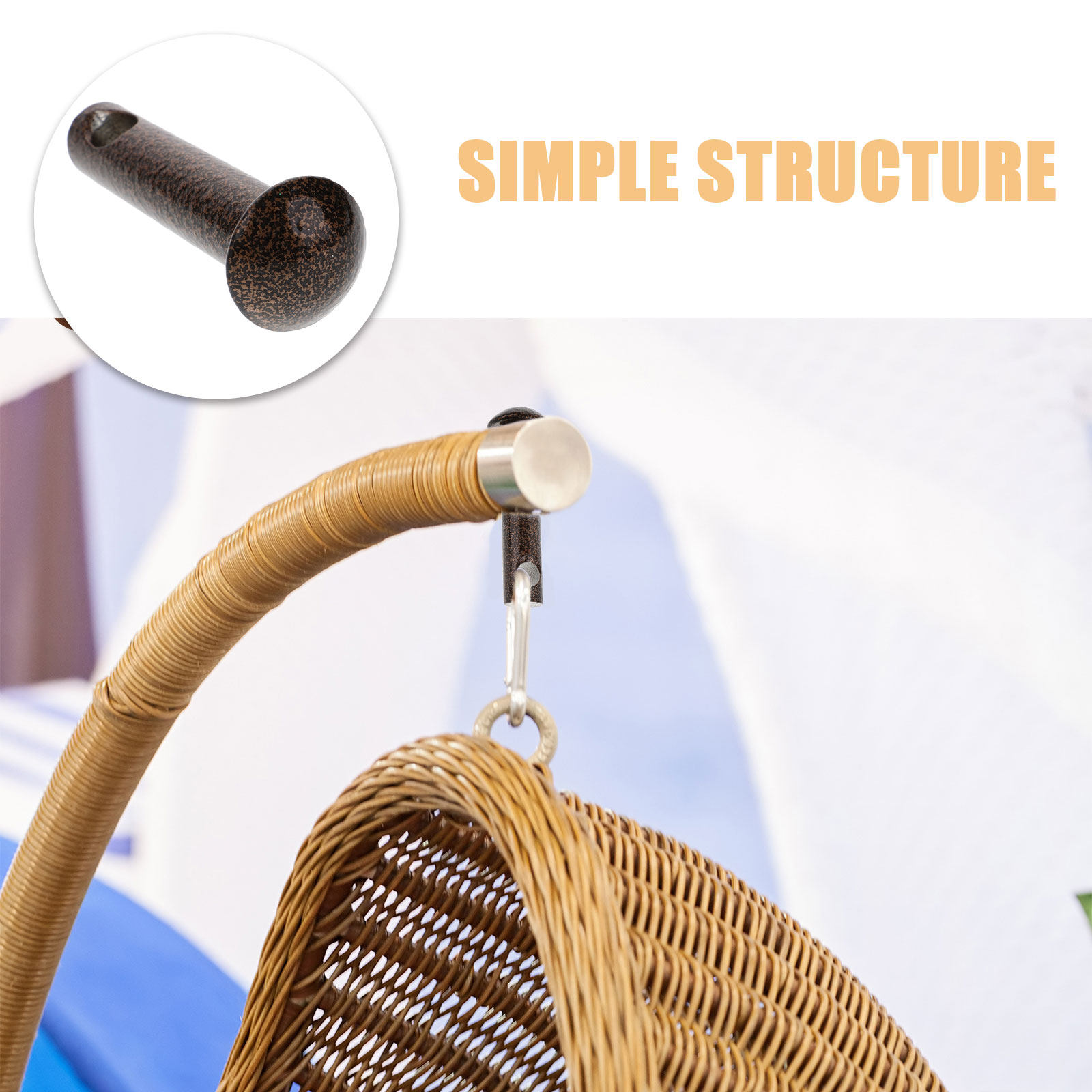 2 stuks hangstoel pin plug hea - Outdoor Furniture Heavy Duty recensie en prijs