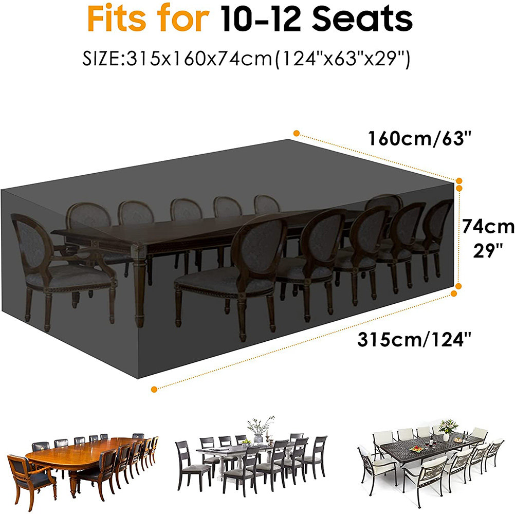 Waterdichte tuintafelhoes Oxfo - Outdoor Furniture Heavy Duty recensie en prijs
