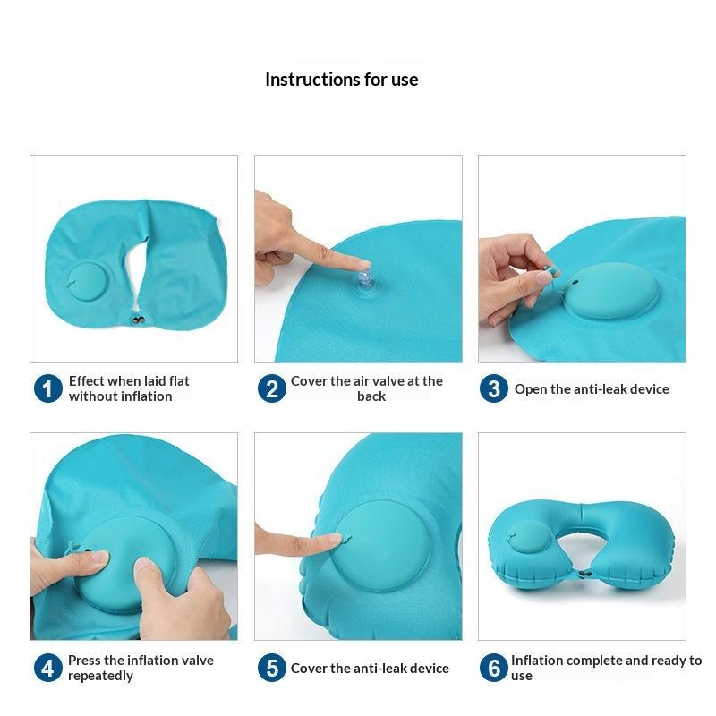 Opblaasbaar, draagbaar nekkuss - Outdoor Furniture Pillows recensie en prijs